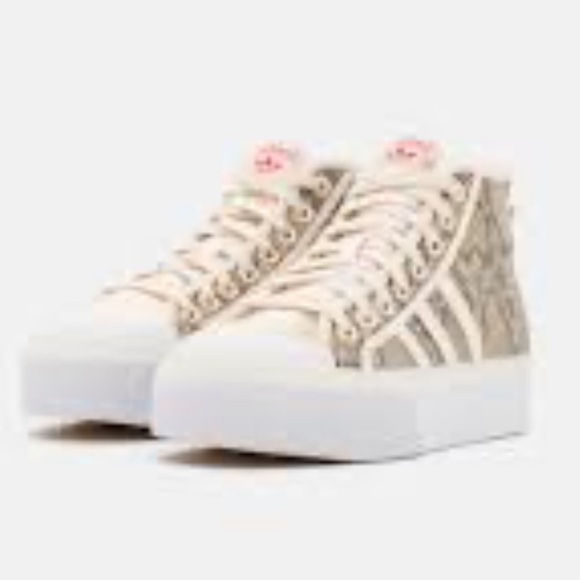 adidas Shoes - Adidas Nizza mid platform sneakers.